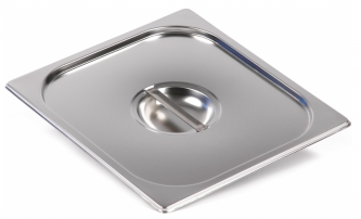 Гастроемкость из нержавеющей стали 327х353х65 мм с крышкой Luxstahl