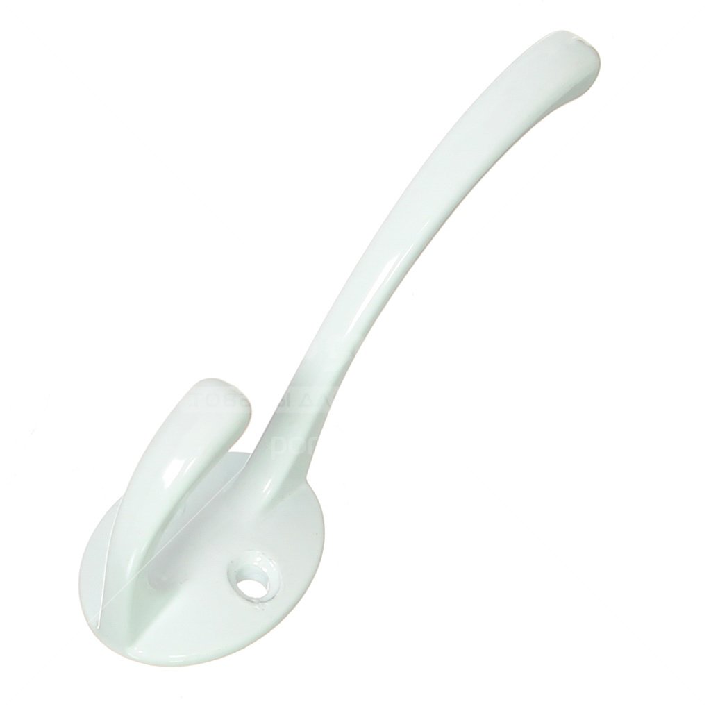 Крючок дверной белый комплект 2 шт