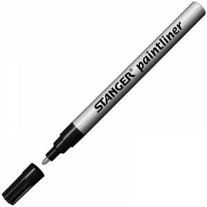 Маркер-краска лаковый серебристый