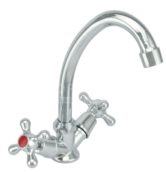 Смеситель для кухни ROEGEN с кран-буксой, хром