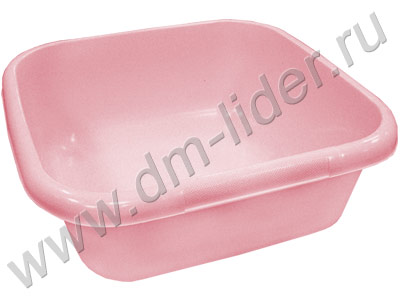 Таз пластмассовый 9л квадратный пищевой