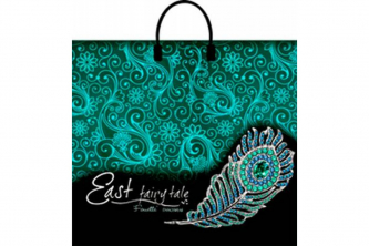 Пакет с петлевой пластиковой ручкой 38*35 1/50