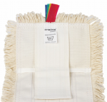 Насадка МОП плоская для швабры/держателя 40 см, уши/карманы (ТИП У/К), нашивной хлопок