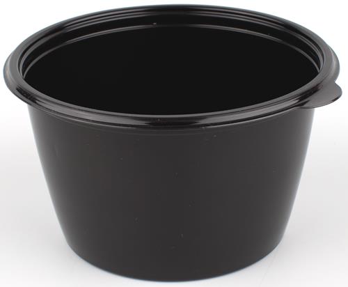 Миска одноразовая К-144 500мл черный ПП СтП 1/50