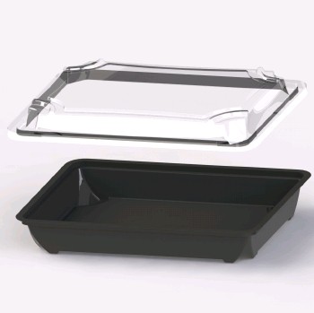 Контейнер одноразовый КД-007 для суши дно черное без сек 500шт