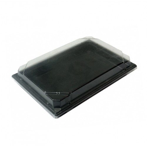 Контейнер одноразовый ПР-С-25 К+Д для суши дно черное