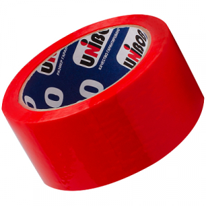 Скотч 48*66м красный 45мкм 1\36