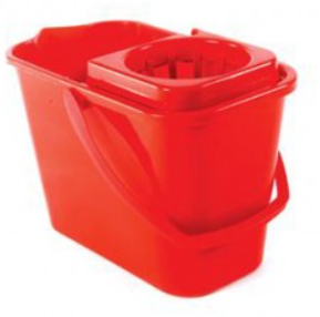 Ведро пластмассовое 12л с отжимом с прямоуг. носиком
