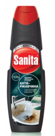 Средство чистящее Санита гель Антиржавчина 500мл
