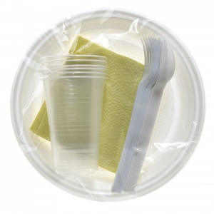 Набор одноразовой посуды Дачник 6 персон 1/32