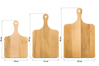 Набор разделочных досок на подставке Матрёшка 3 шт