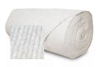 Полотно нетканное хлопчатобумажное ширина 150см белое 1/50