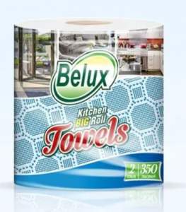 Полотенце бумажное  Белюкс BIG RoLL 2 слоя 1 рулон(94,5м) белые