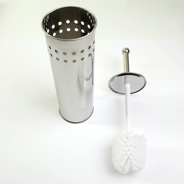 Ерш с подставкой нержавеющая сталь зеркальный