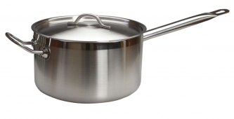 Ковш-Сотейник нержавеющая сталь 4 л с двумя ручками