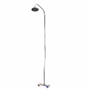 Душевая система со стойкой резина мах. "Глоба" арт.СМ-Д-СТАЦ-М2 (Россия)