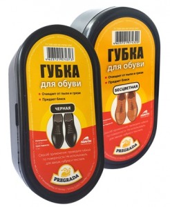 Губка д/обуви СТАНДАРТ бесцветная 11*6см