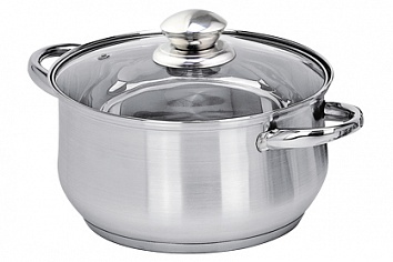 Кастрюля нержавеющая сталь 3,3л Greta TM Appetite