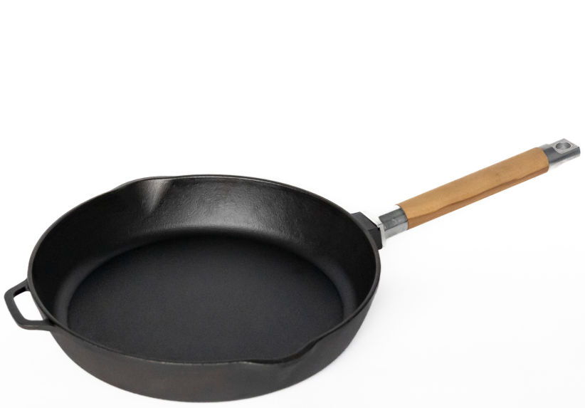 Сковорода чугунная 26см съемная ручка ТМ Гардарика