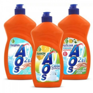 Средство для мытья посуды 450мл АОС 450мл в ассортименте 1/20
