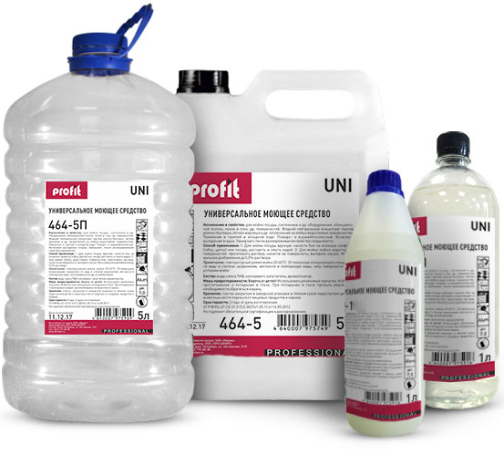Средство Моющее Универсальное PROFIT UNI 5л ПЭТ pro-brite