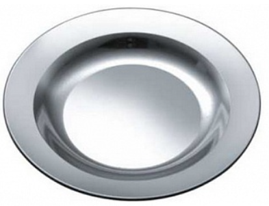 Тарелка нержавеющая сталь 22см