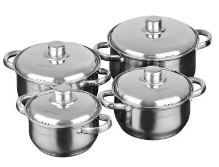 Набор кастрюль Гретта-мк 1,8л + 2,5л + 3,4л + 4,5л