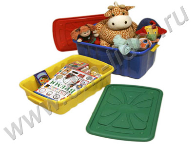 Ящик для игрушек на колесах 60х40х17