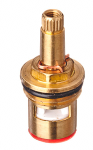 Кран-букса 1/2 металлокерамич. 20 шлиц, шток 8х6 мм 180грд