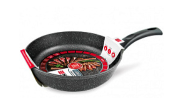 Сковорода литая 26см индукция Гранит ТМ НМП