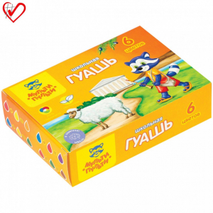 Гуашь  Мульти-Пульти 6 цветов