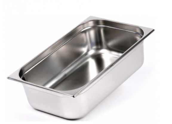 Гастроемкость из нержавеющей стали 530х325х150 мм без крышки