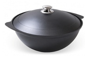 Казан литой 9,0л для плова алюминиевая крышка ТМ KUKMARA