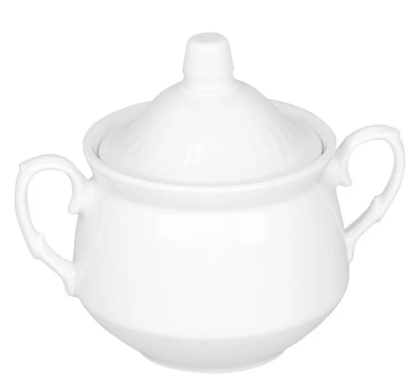 Сахарница фарфор белая Кирмаш 450мл