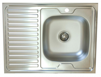 Мойка полиров. накладная 600х800 (0,8мм/г180мм)