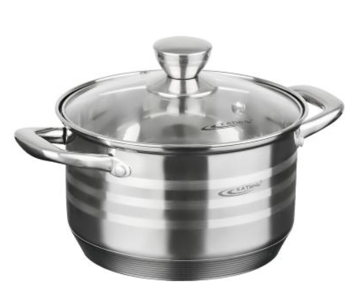 Кастрюля нержавеющая сталь 1,8л [ЭЛИС] 16*10,5см