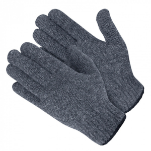 Перчатки п/ш двойные 10 класс серые