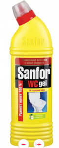 Средство чистящее Санфор WC gel 1л Лимон