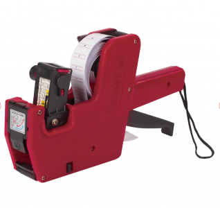 Этикет-пистолет 1-строчный 8 символов 21х12 мм