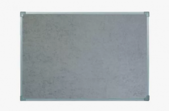 Доска текстильная 60x90 см  цвет алюминиевая рама