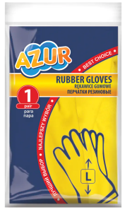 Перчатки латексные хозяйственные L