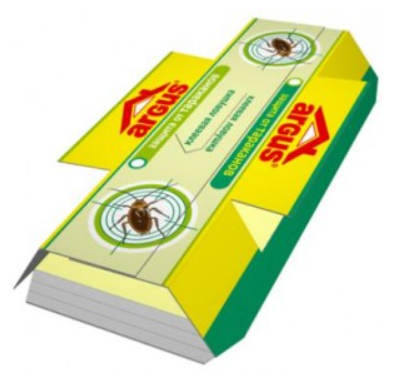 Ловушка от тараканов клеевая ДОМИК 1шт (8гр.) Argus
