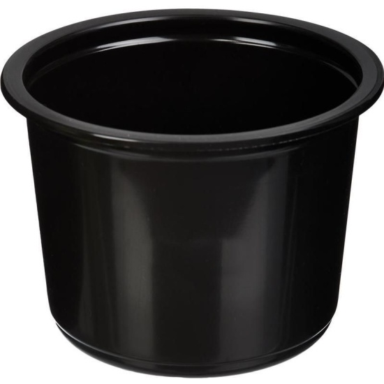 Контейнер одноразовый СпК-115 500мл круглый черный ПП СтП 1/50/500