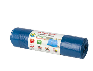 Мешки д/мусора с завязками 120л 10шт LAIMA