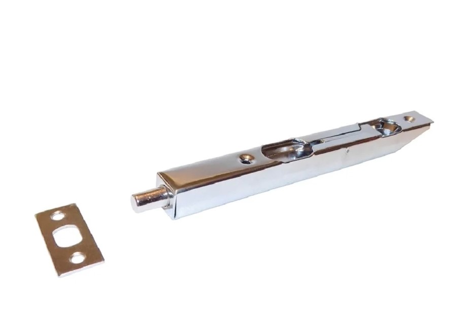 Ригель дверной L160 торцевой хром