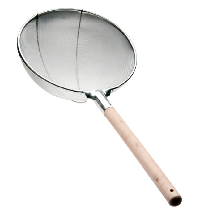 Сито 300 мм (мелкая сетка 1 мм) с деревянной ручкой