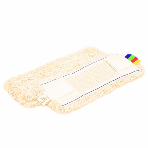 Насадка Моп 40*14 плоский хлопок ухо+карман белый