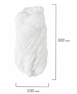 Насадка МОП для швабры самоотжимной скручивающей микрофибра, 30 см