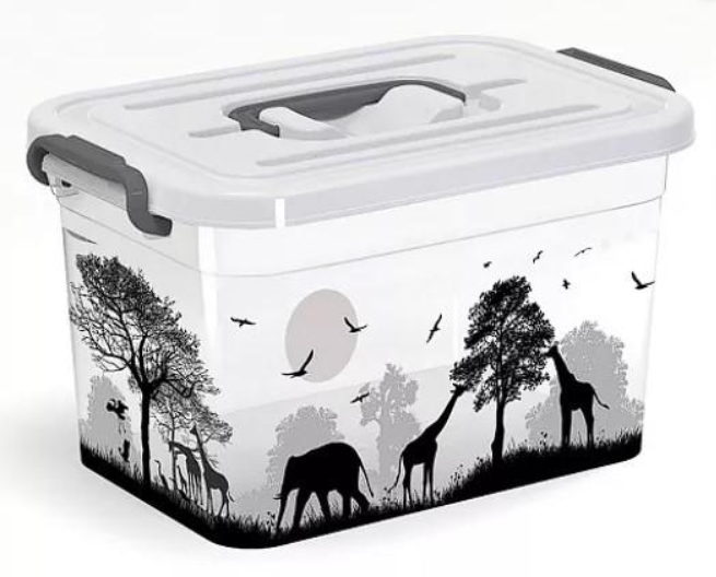 Контейнер пластмассовый д/хранения 10,0л 360*240*190мм