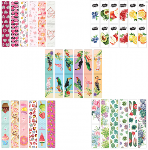 Закладки для книг магнитные 60Х20 набор 30 шт